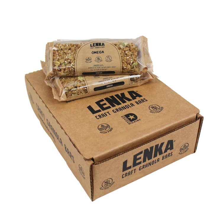 Lenka Craft Granola Bars - Wholesale Snack Bar - Omega Bar Granola Bar