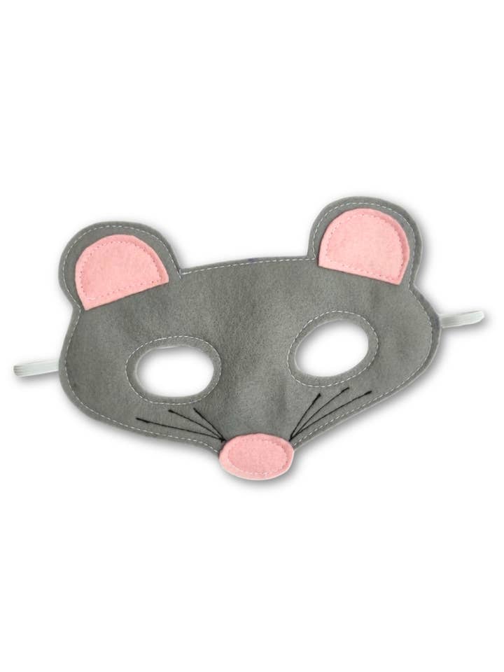 A is for Alice Costumes – wholesale Costume – Child – Kids Grey Felt Mouse Dress Up Mask