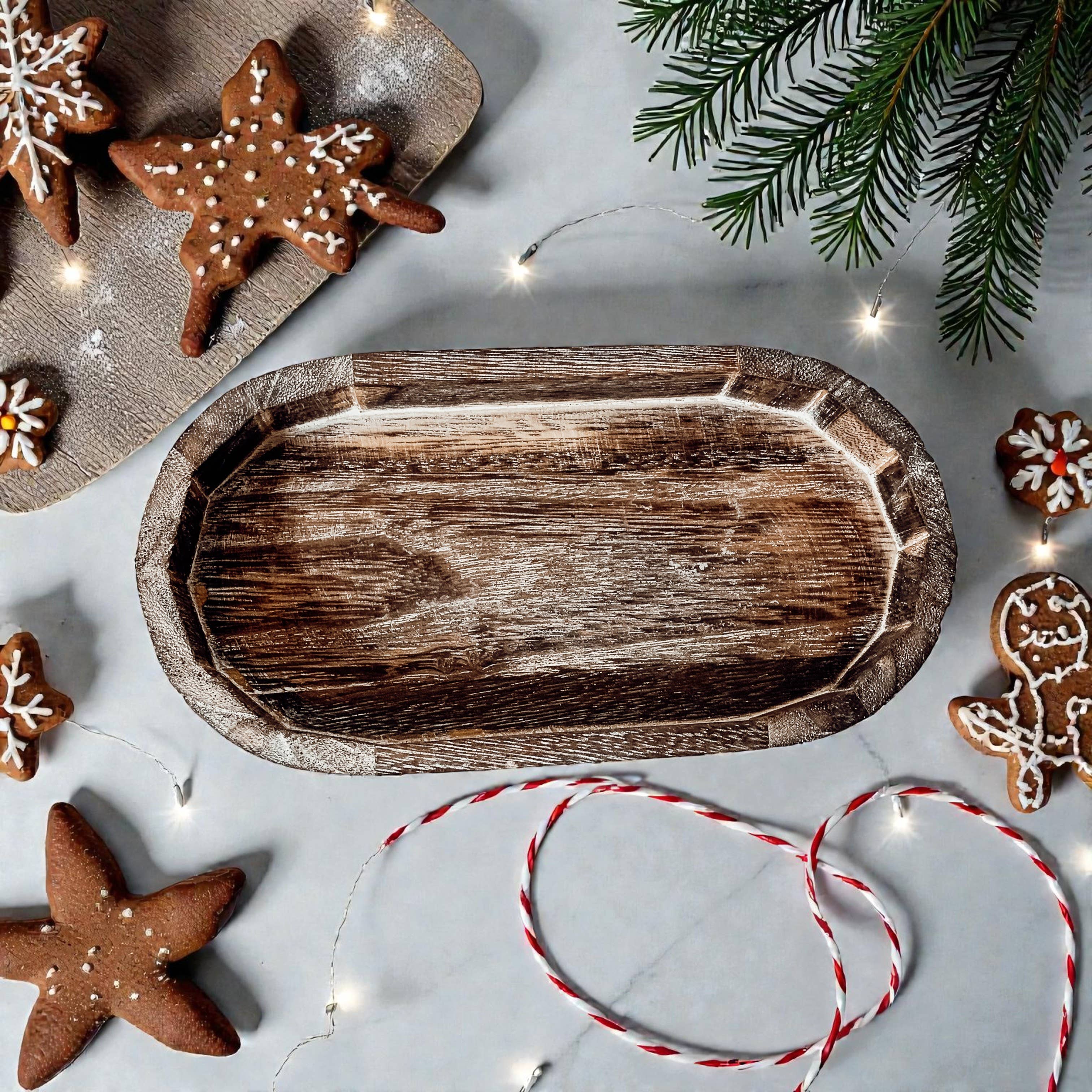 Gia Roma - Wholesale Decoratief dienblad - Ronde houten standaard en sierbord voor tafeldecoratie56