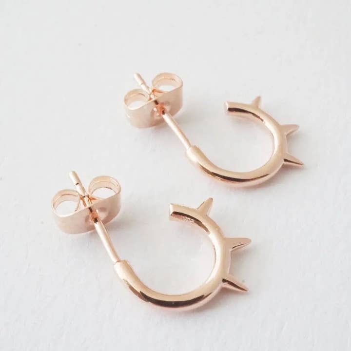 Honeycat Jewelry - Wholesale Hoop Earrings - Spike Hoops6