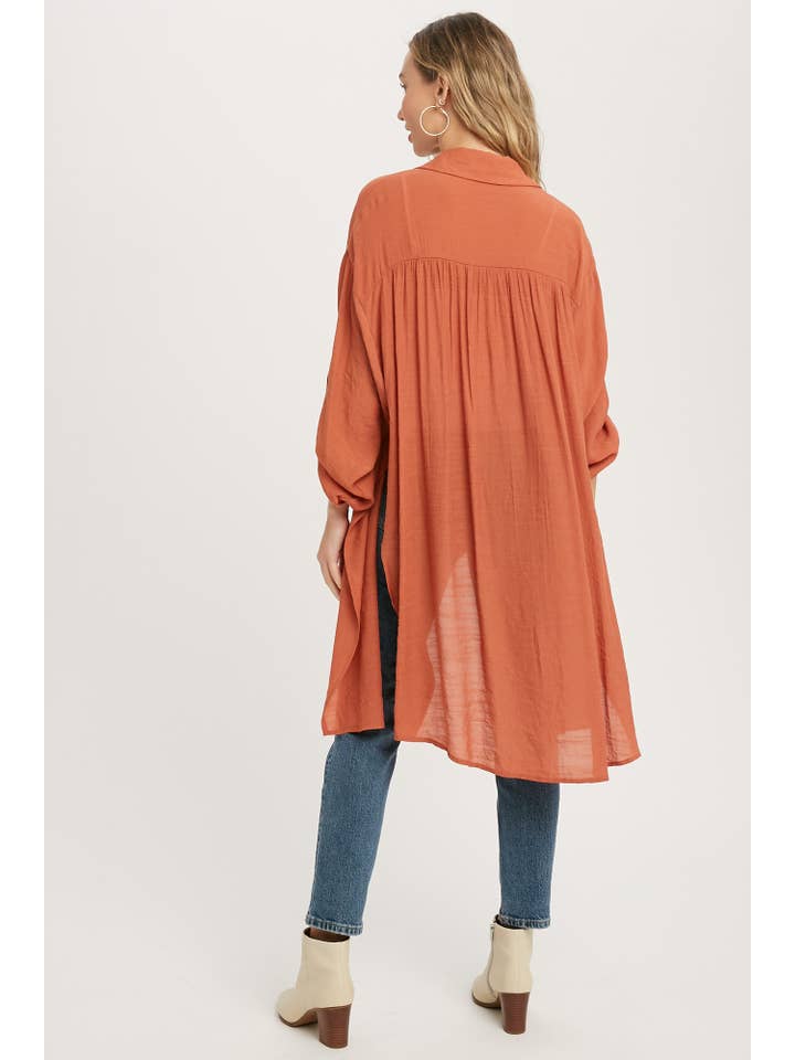 Bluivy – Camisa com botões no colarinho – Mulher por atacado – CAMISA DE PALANGRE VENTILADA COM BOTÕES58