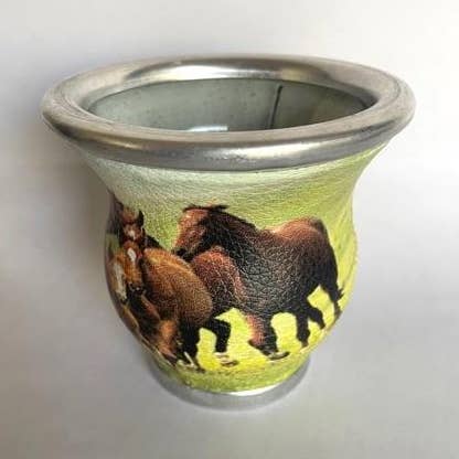 Bicchiere per cavalli Yerba Mate Cup per la vendita all'ingrosso da parte di SoulMate Yerba Co. LLC