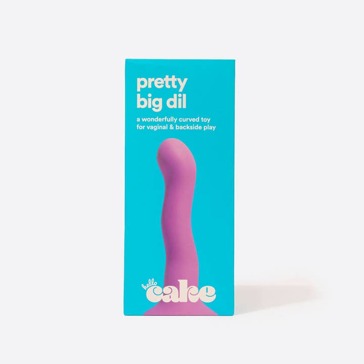 Hello Cake - Wholesale Seksspeeltje - Pretty Big Dil - flexibel gebogen dildo met zuignap3