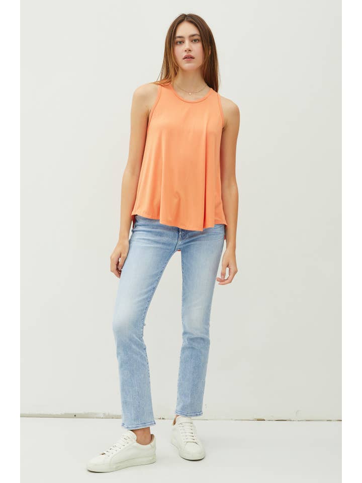 Be Cool - Wholesale Tank Top - Women's - SOFT FLOWY ROUND NECK TANK TOP20