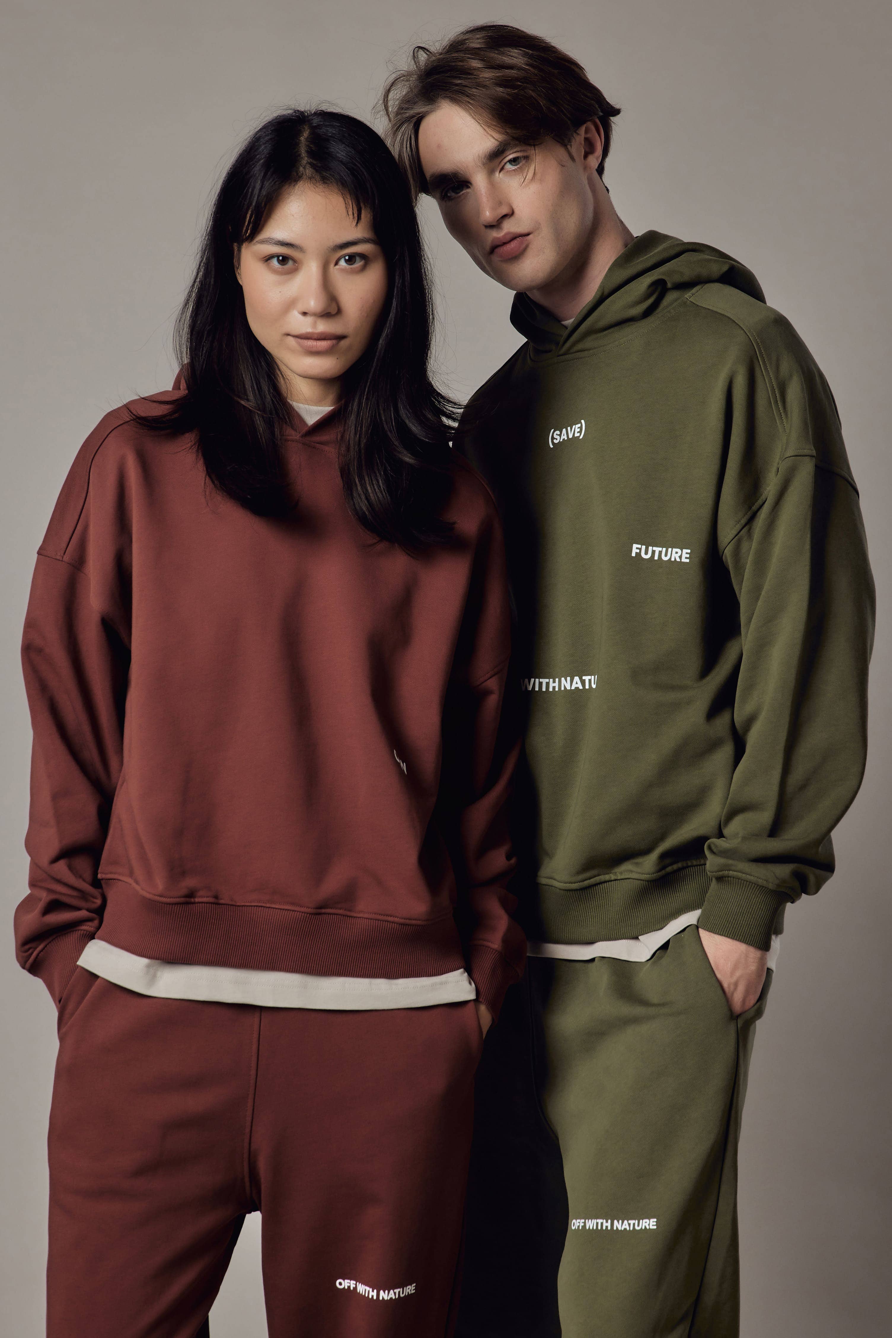 OWN OFF WITH NATURE – Hoodie - Homem por atacado – Camisola com Capuz Loose Fit6