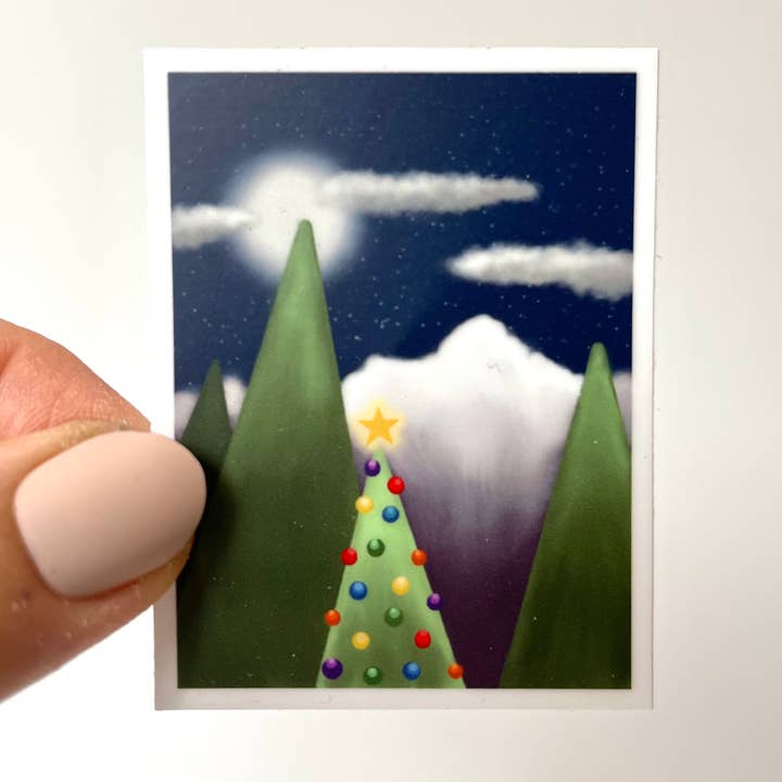 Christmas in the Wild Sticker for wholesale by Art Magic by Jewels Bee