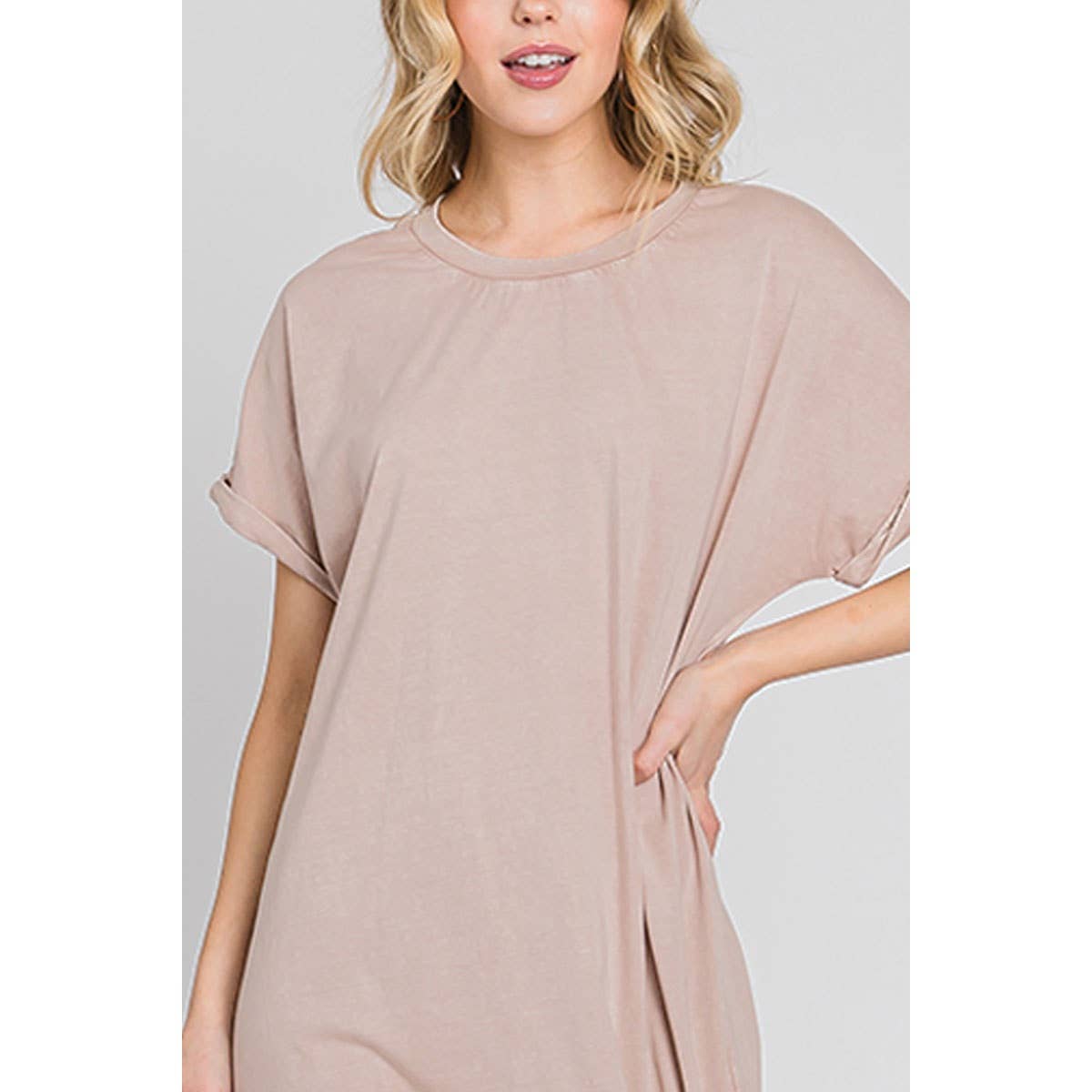 HRTandLUV - Wholesale Dress - Women's - MINERAL WASH DRESS 3