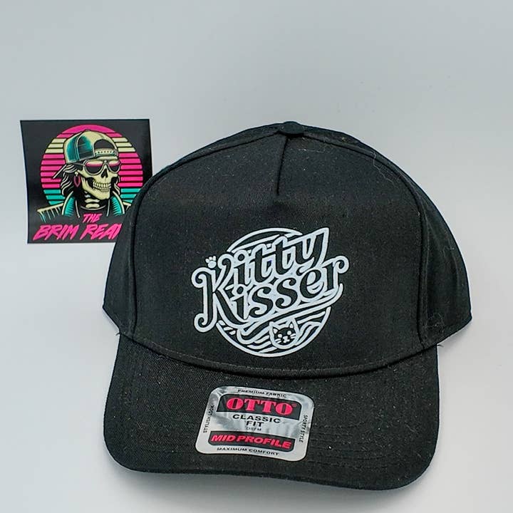 The Brim Reapers - Wholesale Trucker Hat - Men's - Kitty Kisser Hat | Men's Accessories Trucker Funny Comedy