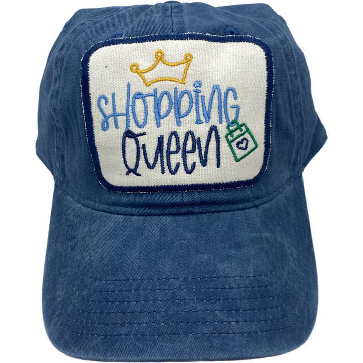 Reina de las compras con sombreros bordados para venta al por mayor de Studio S Designs