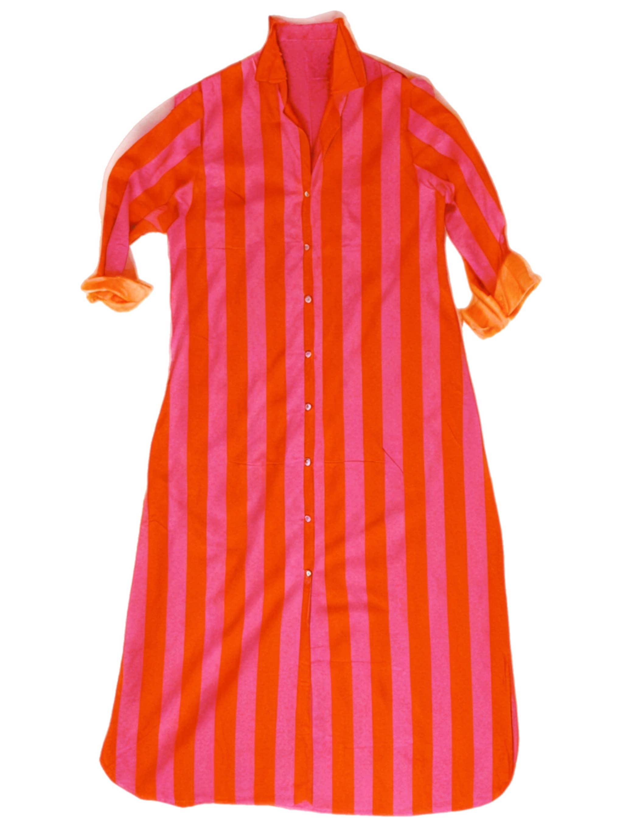Cabana Club California - Wholesale Dress - Women's - Surf Stripe Shirt Dress6