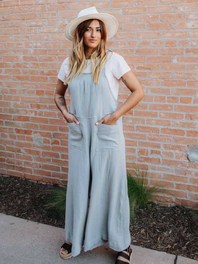 Dignity Jumpsuit - Grå for engroshandel hos Crowned Free