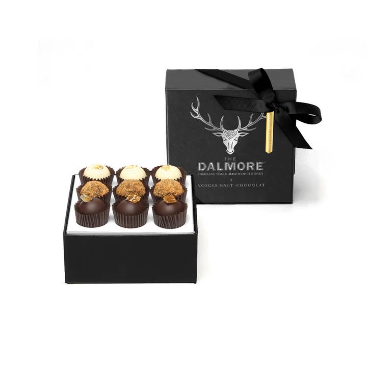 Dalmore Scotch Whiskey Infused Chocolate Truffles - Gourmet for wholesale by Vosges Haut-Chocolat