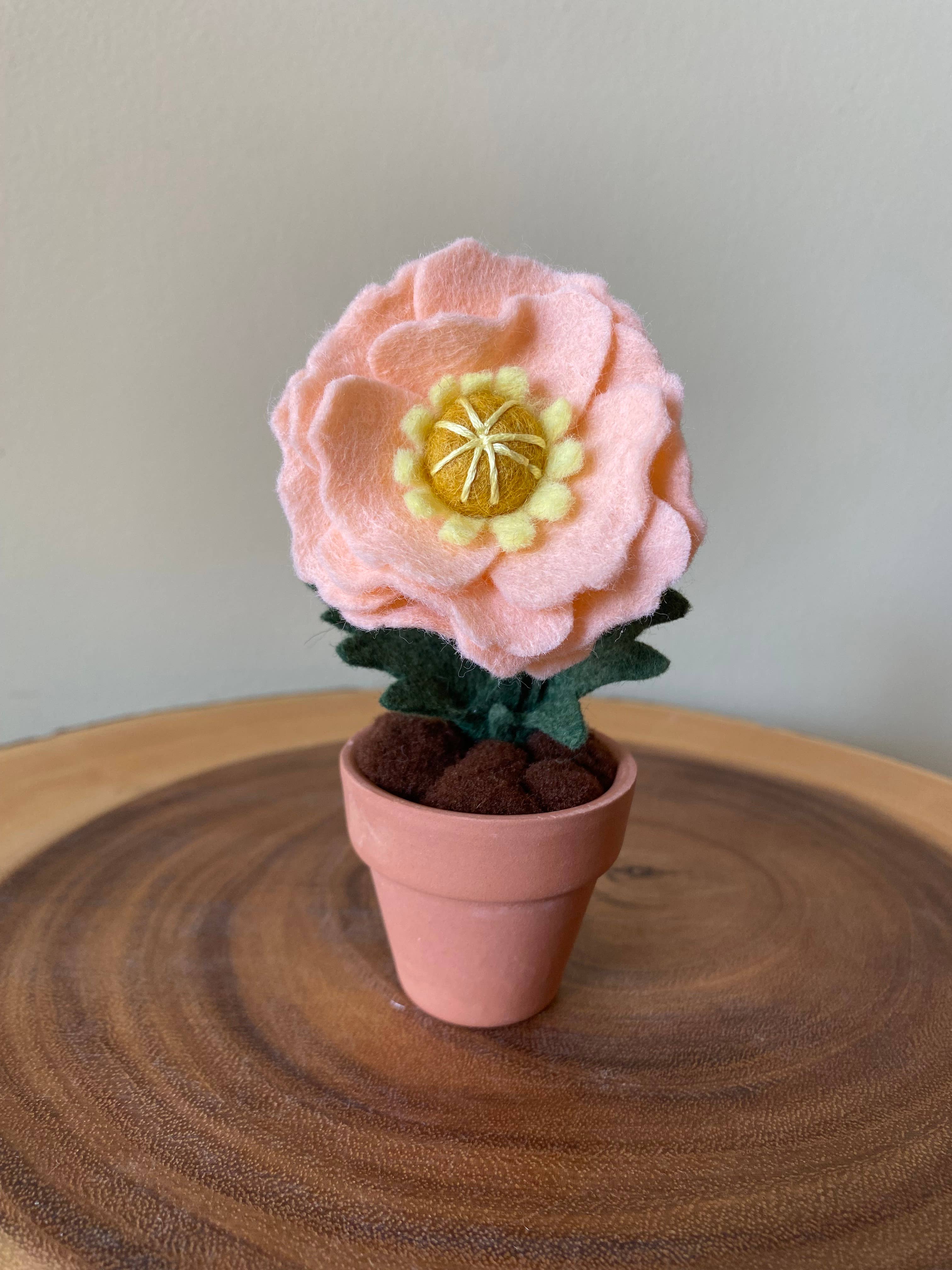 ForgetBKnot - Wholesale Artificial Flowers - Poppy Felt Forever Flower (August Birth Month Flower)1