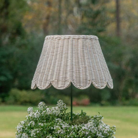 Rattan Lampshade (Scalloped) for wholesale by Maison Maison Design
