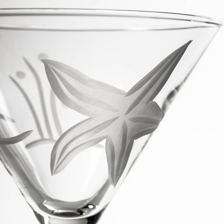 Rolf Glass - Vente Verres à cocktail/alcool - Verre à Martini en étoile de mer2