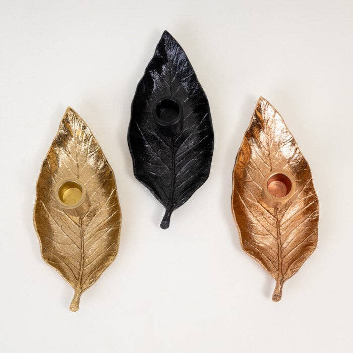 Casa Amarosa - Wholesale Candle Holder - Ash Candle Holder,  9 X 3.5 X 2.75 inches-Copper1