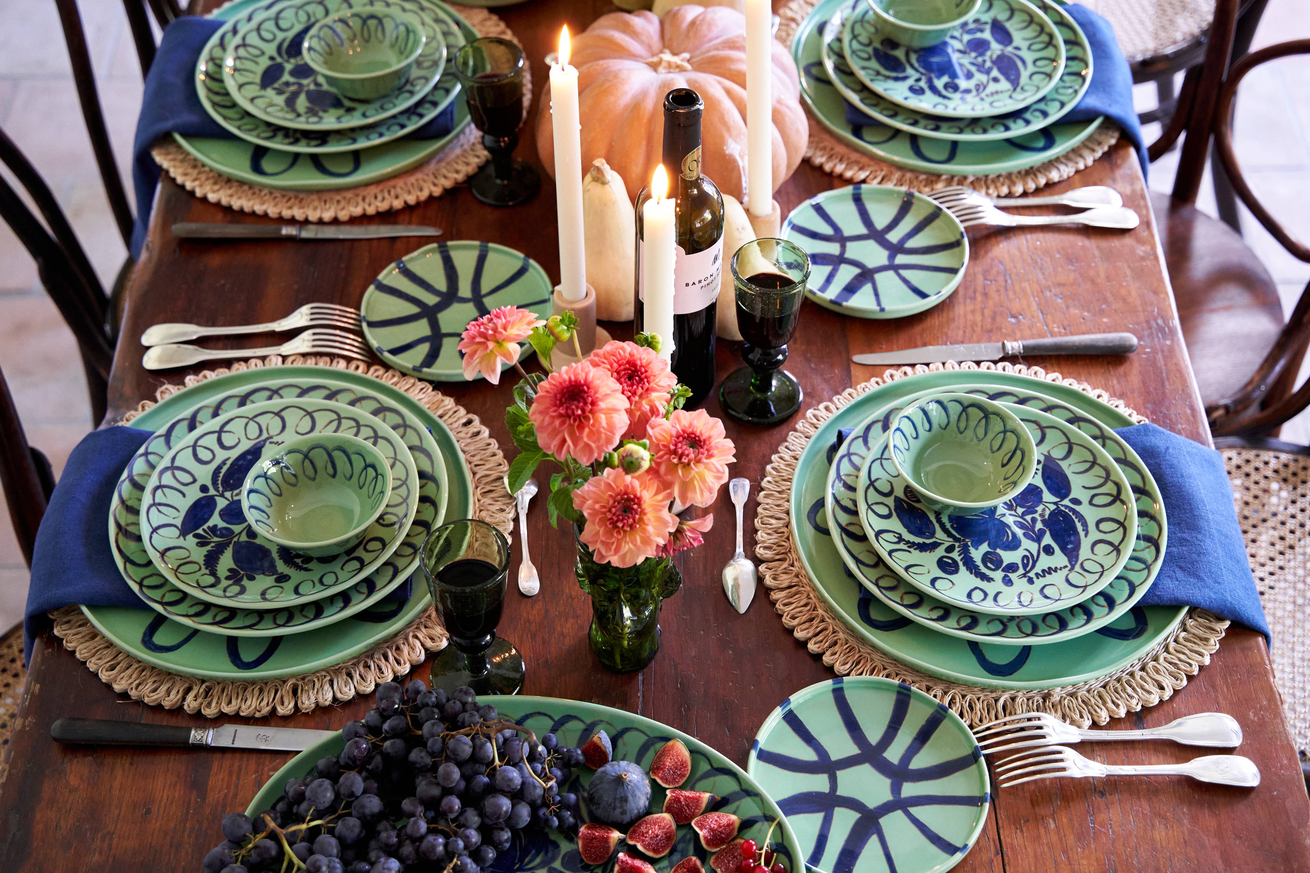 Couleur Nature - Wholesale Bowl - Amalfi Berry Bowl Green - 4.5" Diameter - 6.4 fl oz9