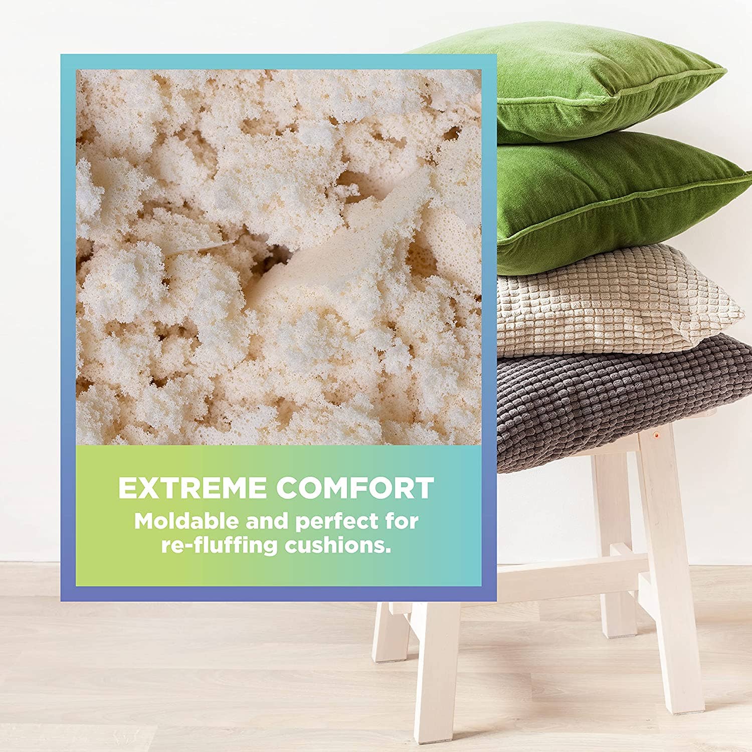 Bean Products - Wholesale Bath Soak/Milk - Organic Latex Foam Fill (Shredded)7