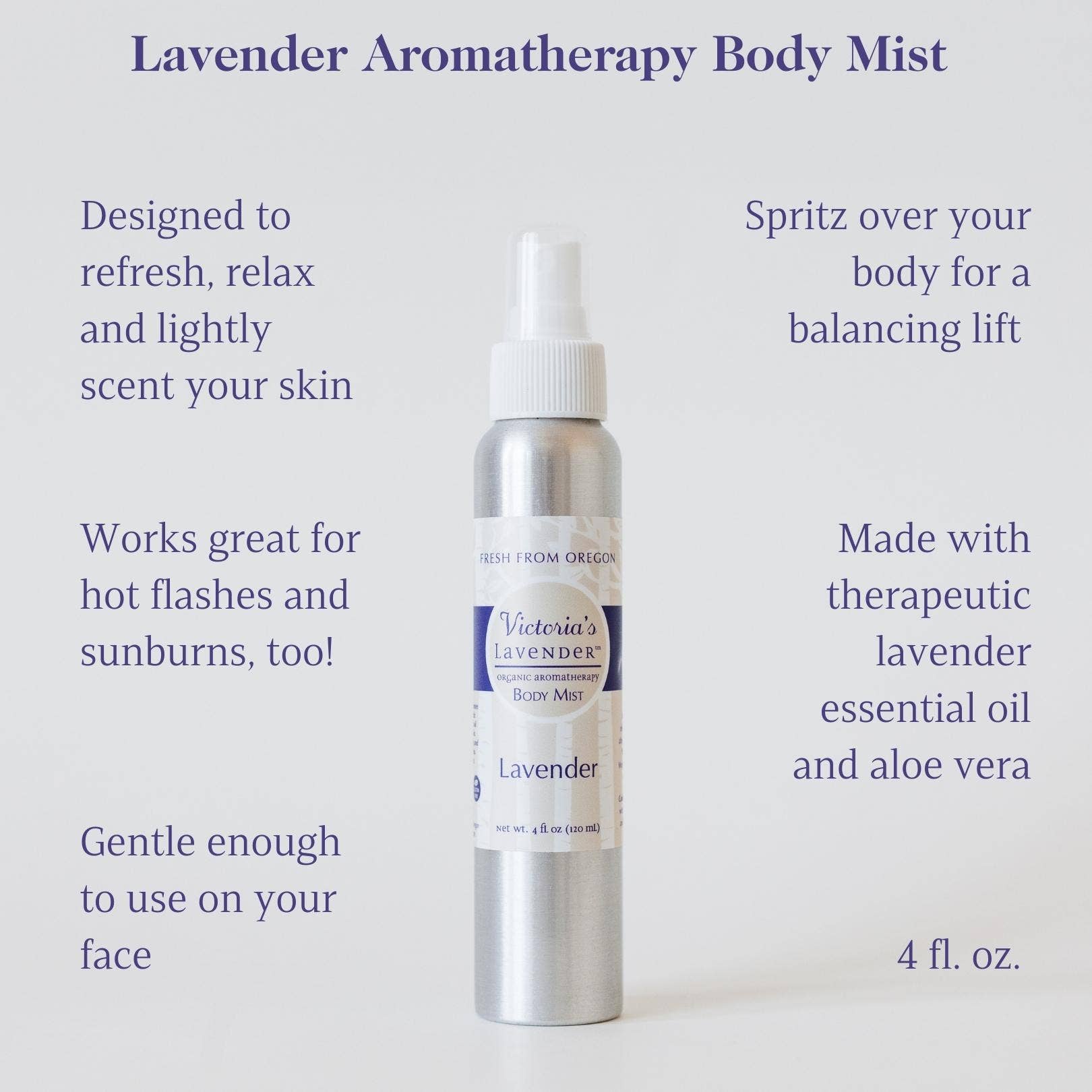 Victoria's Lavender, LLC - Wholesale Face & Body Mist/Water - Aromatherapy Body Mist1
