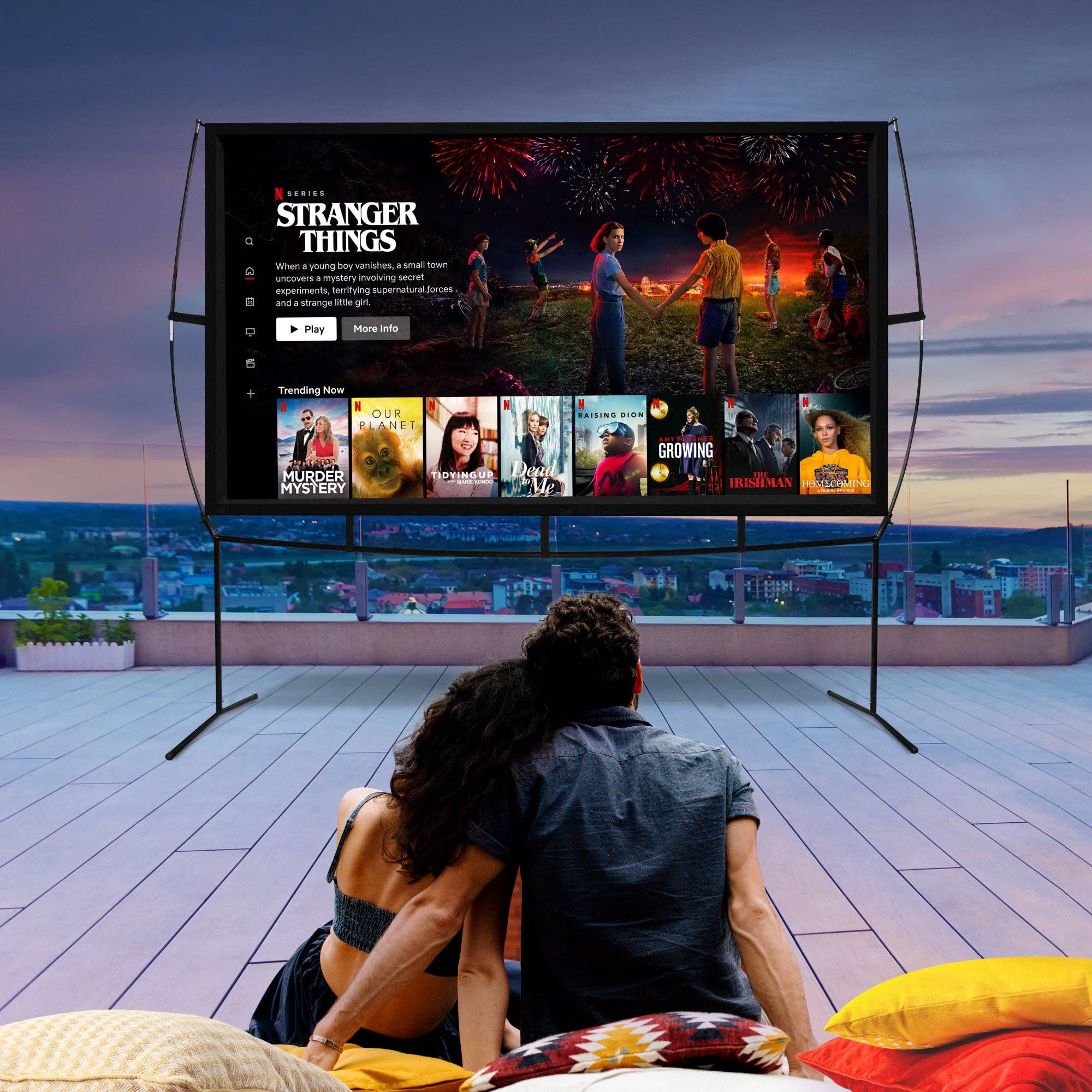 KHOMO GEAR - Wholesale Outdoor Ornament/Decor - Portable Screen Projector Easy Assembly8