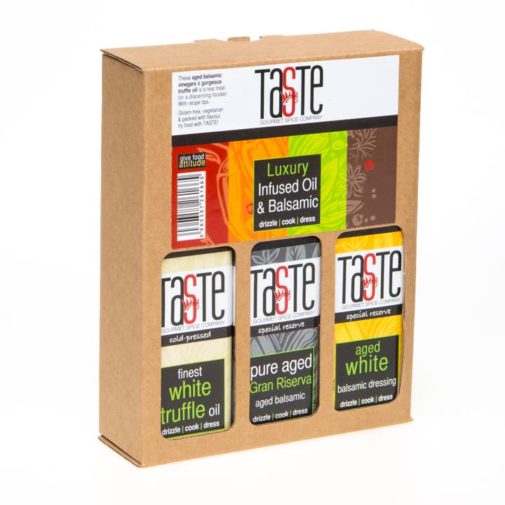 Luxury Truffle Oil & Balsamic Vinegar Collection | Gift for wholesale by Taste Gourmet Spice Co