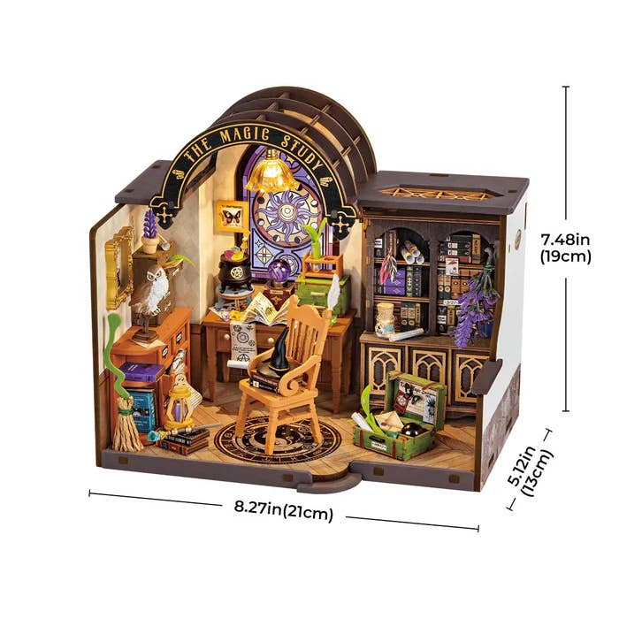 Robotime - Wholesale DIY Craft Kit - DG166 Rolife The Magic Study DIY Miniature House