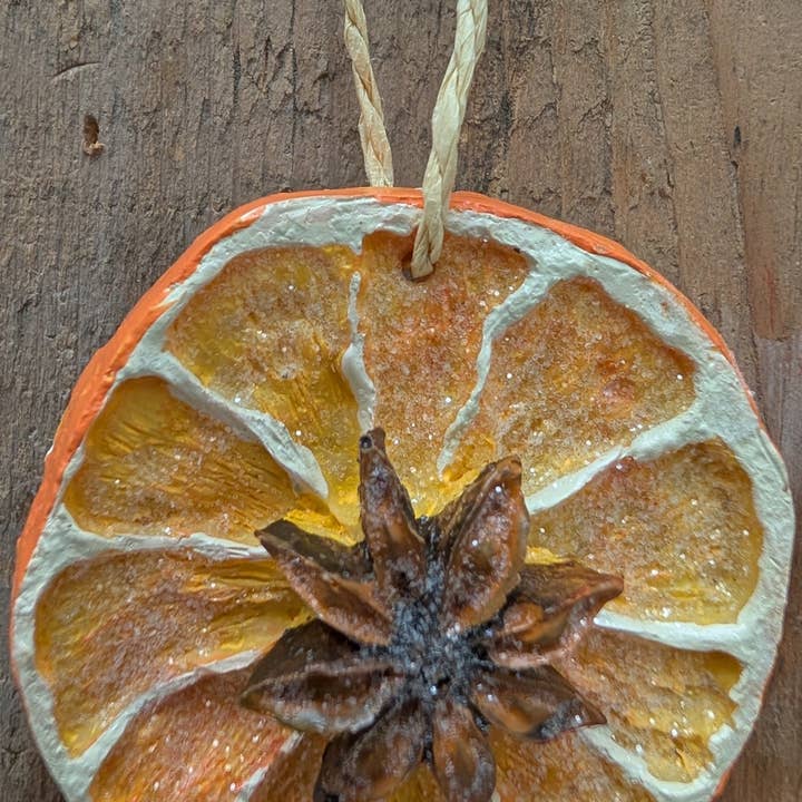 A.T. Imports - Wholesale Ornament - Orange Slice Ornament1