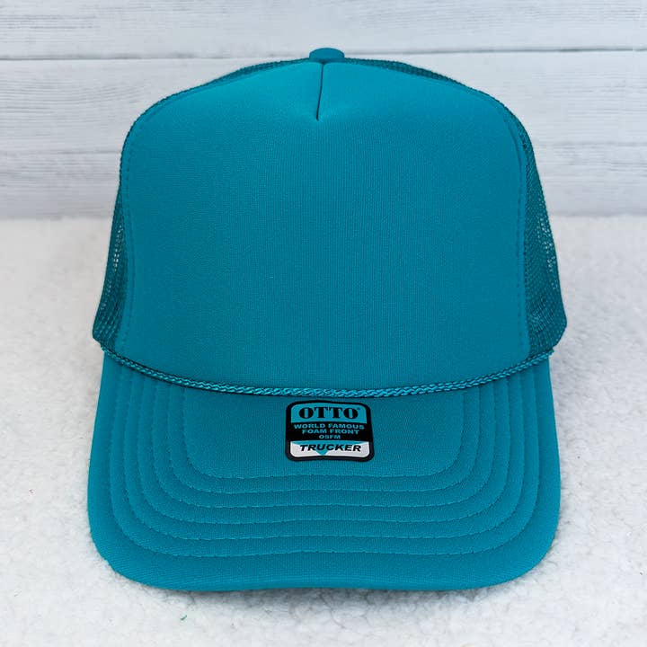 Trendy Transfers - Wholesale Trucker Hat - Unisex - Jade Foam Trucker Hat