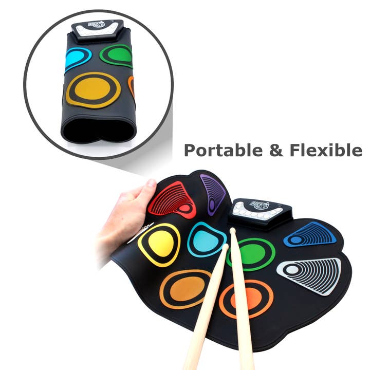 MukikiM Toys & Games - Venta al por mayor Juguete musical - Niños y bebés - CodeDrum - Almohadilla de silicona colore+libro de canciones de reproducción por color