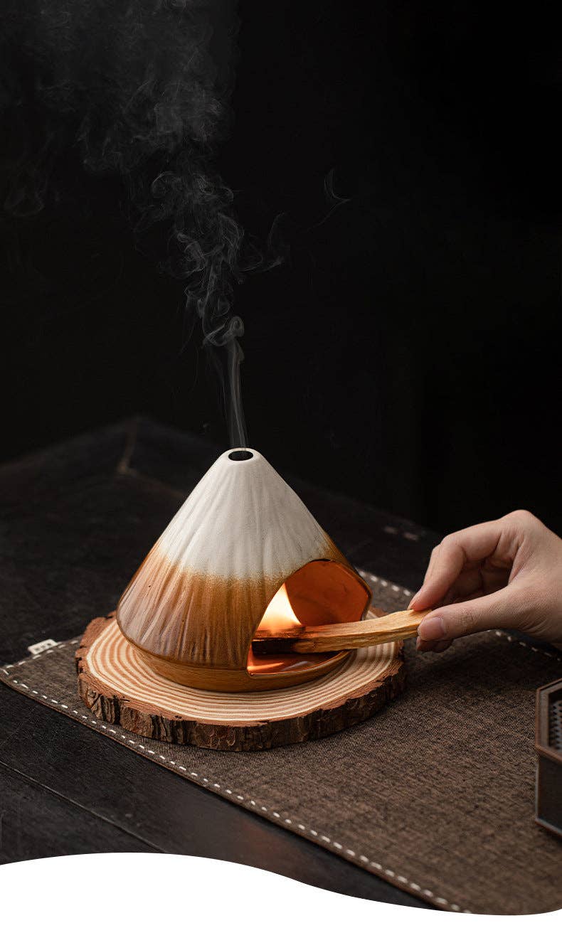 Gohobi （We cover U.S. import duties） - Wholesale Incense Holder - Gohobi Mount Fuji Ceramic Incense Fireplace13