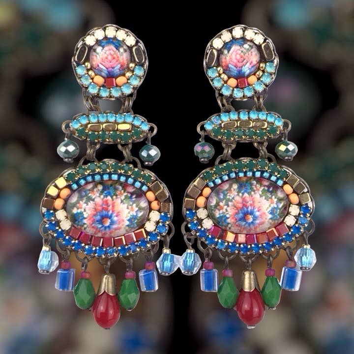 melizijewelry - Wholesale Dangle Earrings - Nomada crystal earrings3