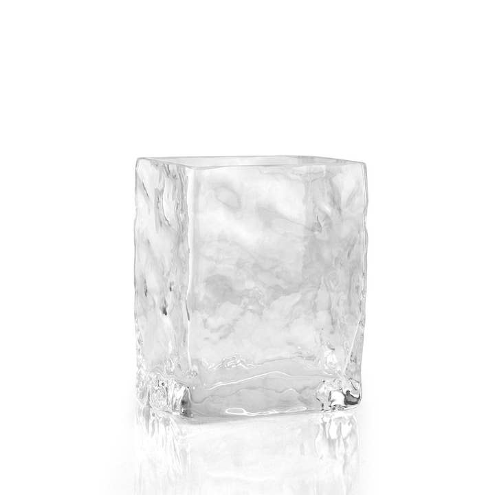 Galore Home - Wholesale Vase - 6" Tall - Rectangle Iridescent Glass Vase