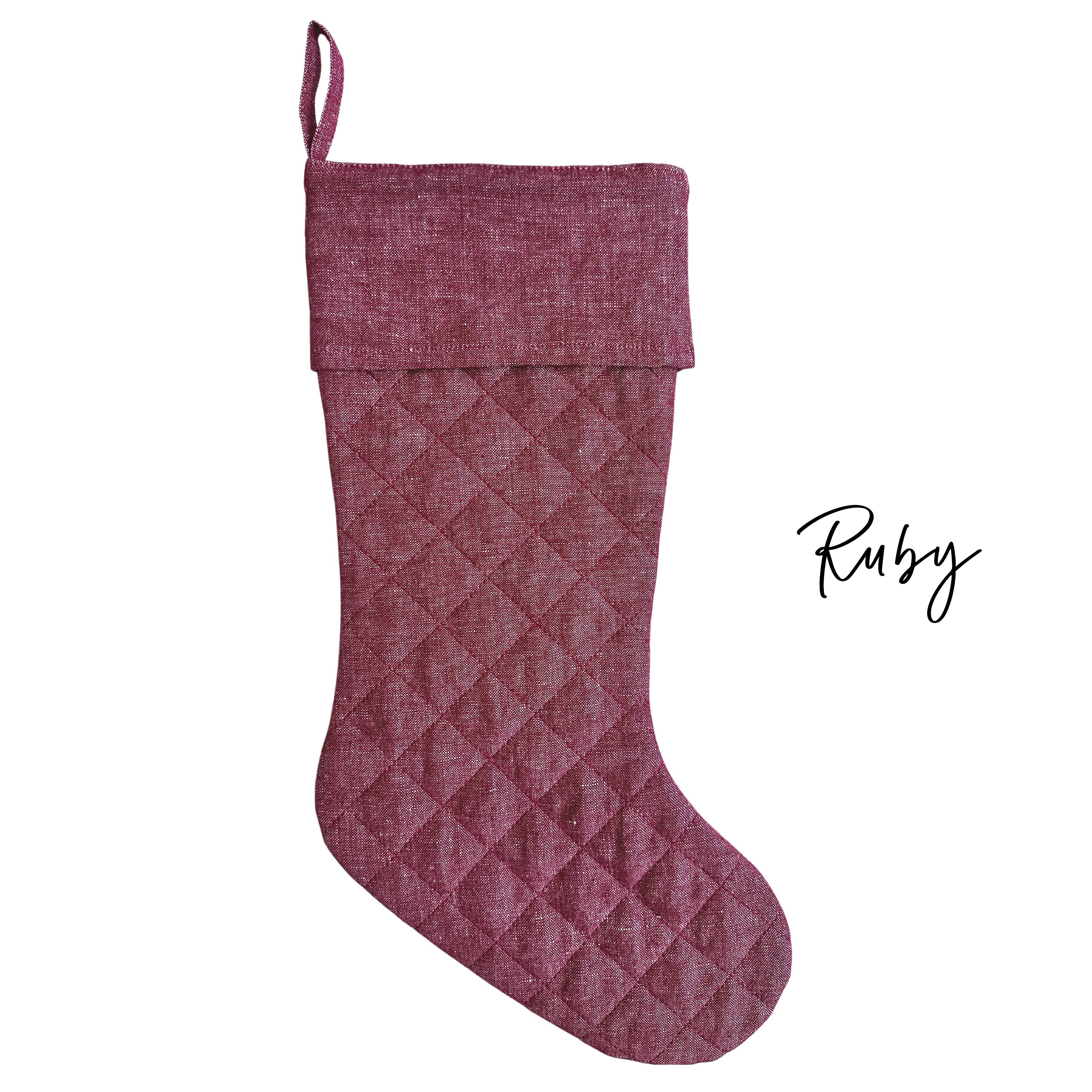 Porter Lane Home - Wholesale Holiday Stocking - Quilted Christmas Stockings4