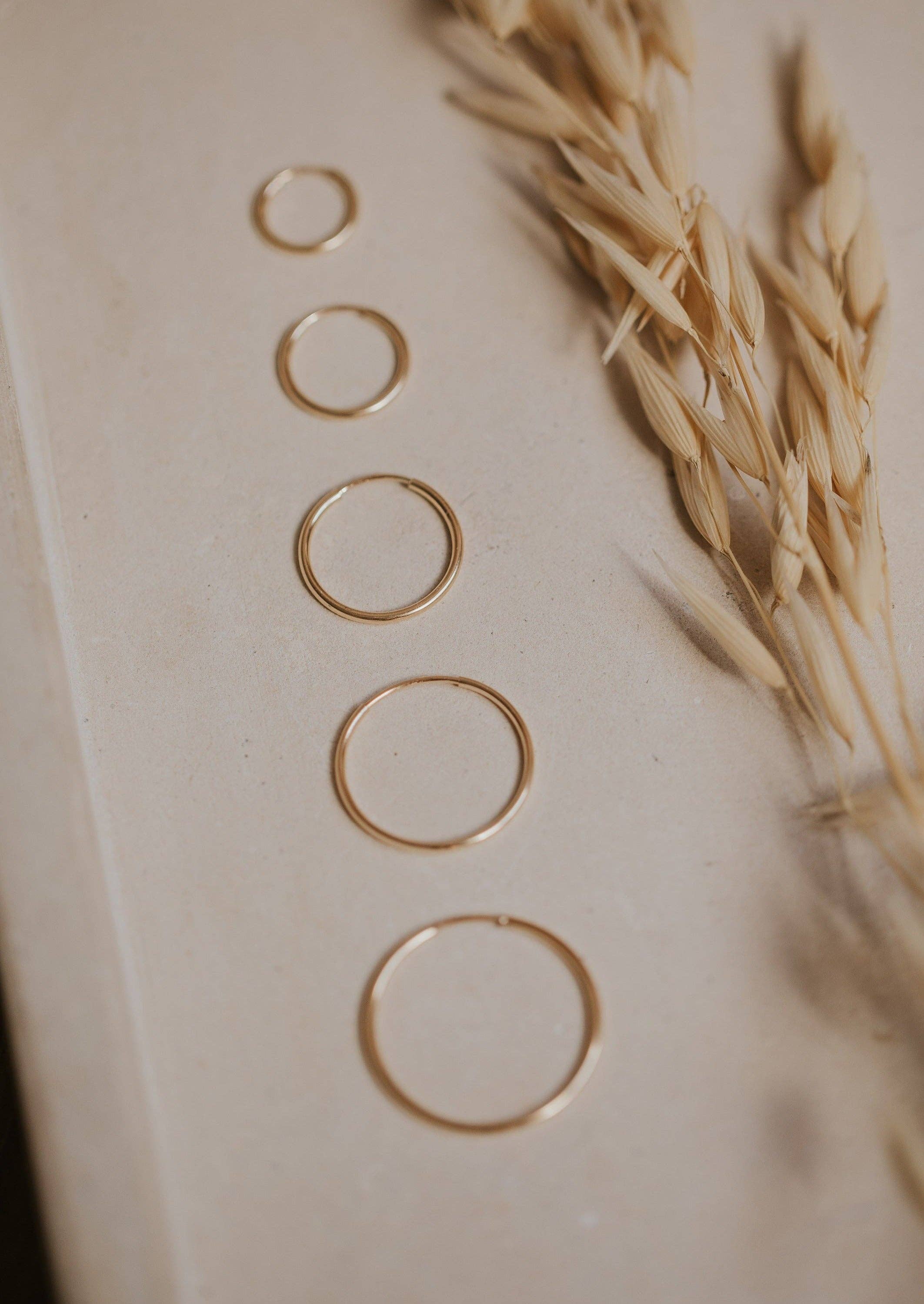 Hello Adorn - Wholesale Hoop Earrings - Endless Hoops | 14kt Gold Fill + Sterling Silver1