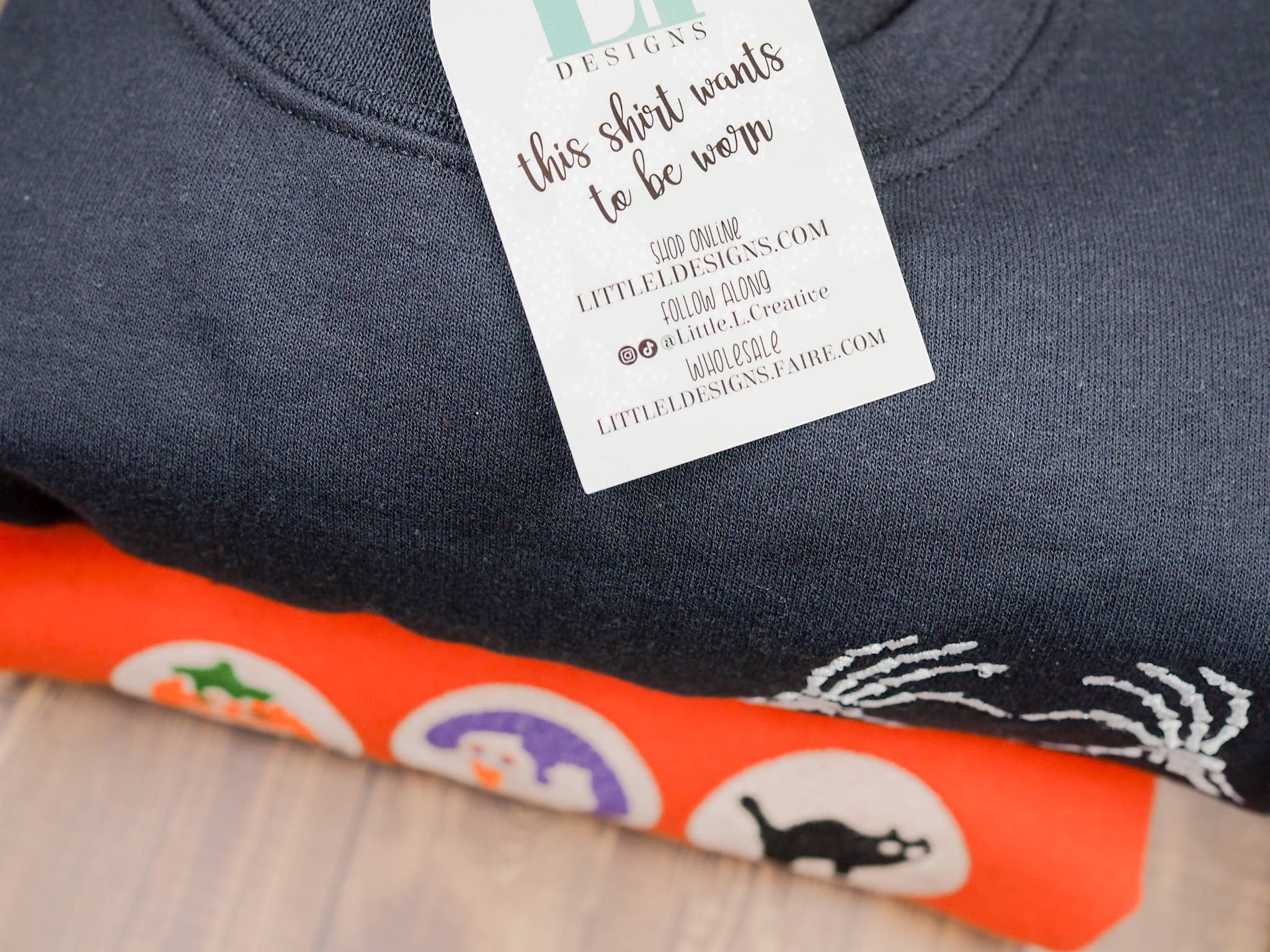 Little L Designs - Wholesale Sweatshirt - Unisex - Halloween Embroidered Sweatshirts1