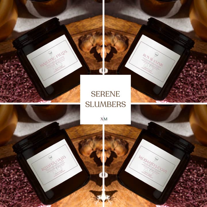 Serene Slumbers Candle Collection for wholesale by Xquisitely Made Company