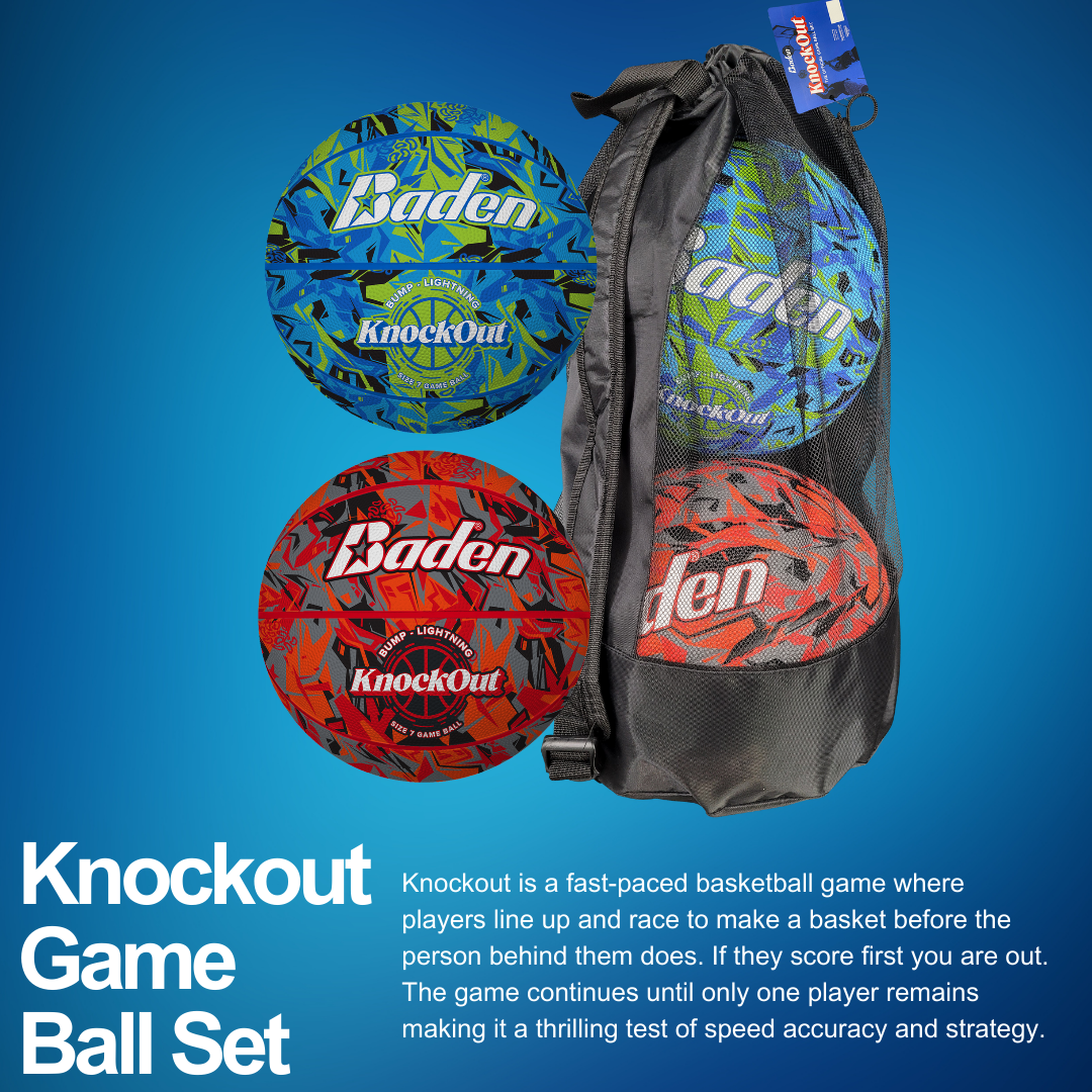 Baden Sports - Wholesale Sporting Accessories - Knockout Game Ball Set(Bump/Lightning)3