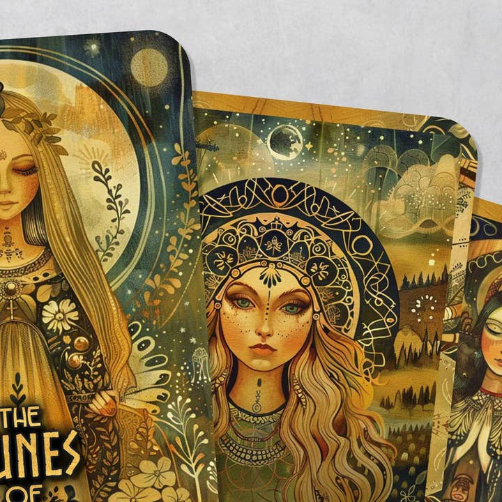 Ibiza Tarot USA - Wholesale Tarot Cards - The Runes of Freyja - 26 cards - Runes Oracle - Oracle Deck - Fortune Telling - Divination tools - Oracle Gift4