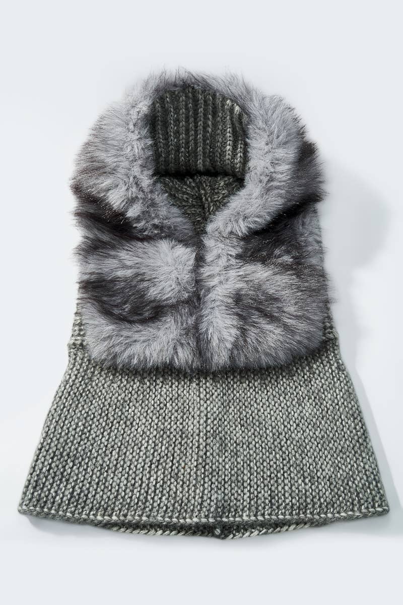 BYREN | ÉLINE L'ATELIER - Wholesale Beanie - Women's - Wool Beanie with Faux Fur MJ222SD1