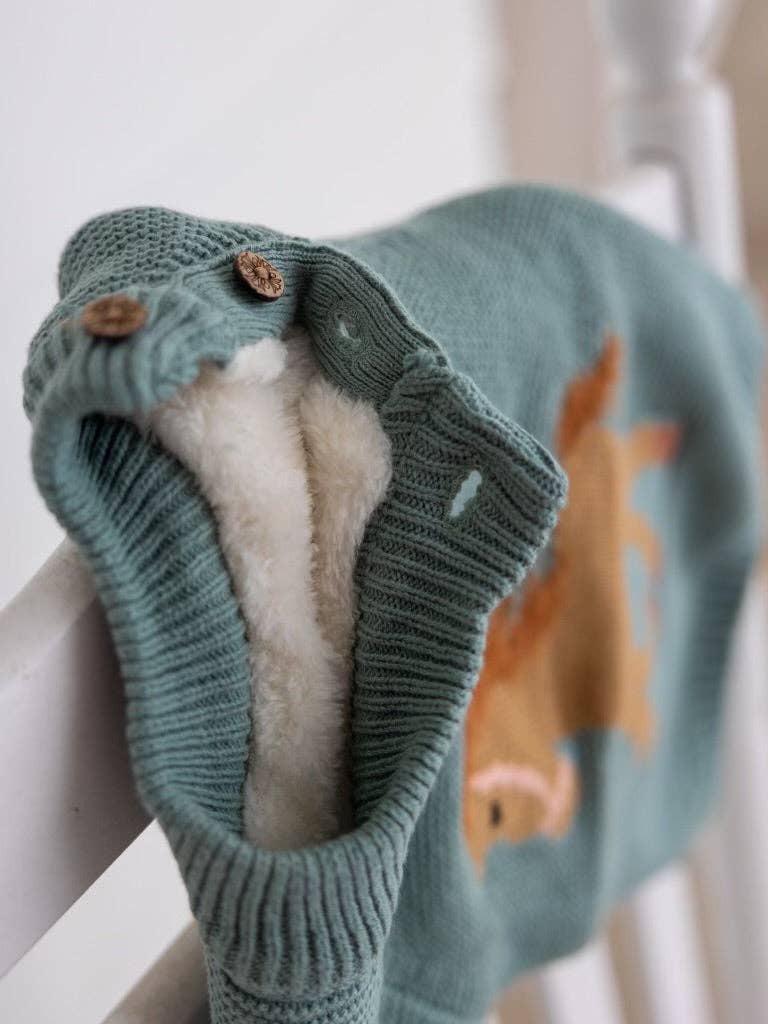 Bridle Up Hope Shop - Wholesale Gebreide trui - Kinderen - Gwenny Paardentrui (Zeeschuim)3