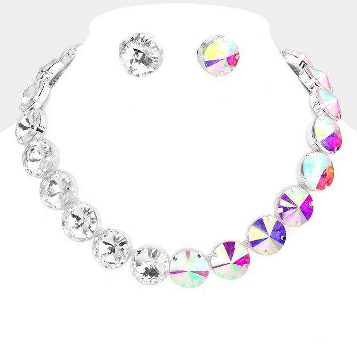 Colar de Noite com Ligação de Pedra Redonda por atacado de Sensibling Corp.