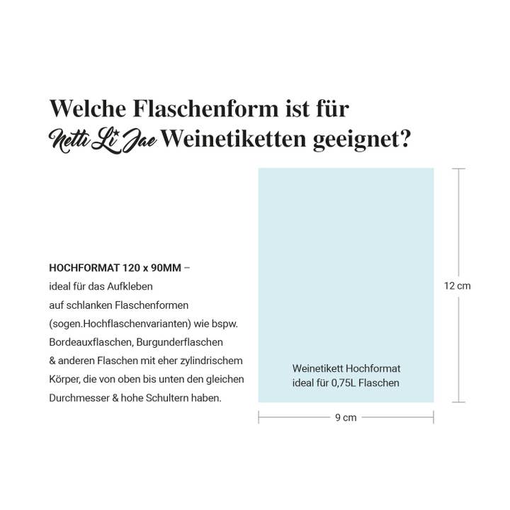 Netti li jae – Großhandel Geschenkanhänger-Etikett – Komm mach den Wein auf, hält doch sonst keiner aus |