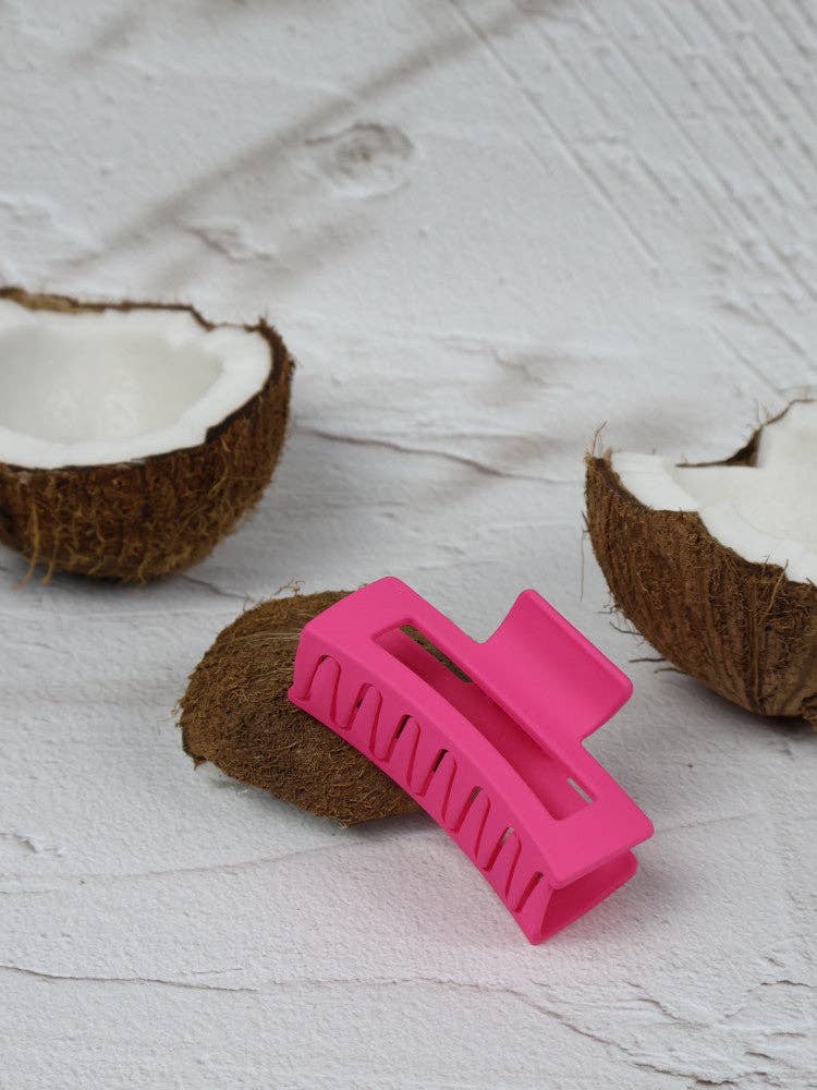 Nakoa The Label - Venta al por mayor Horquilla para el pelo - Mujer - Pinza con forma de garra, rectangular alargada, goma de mascar0