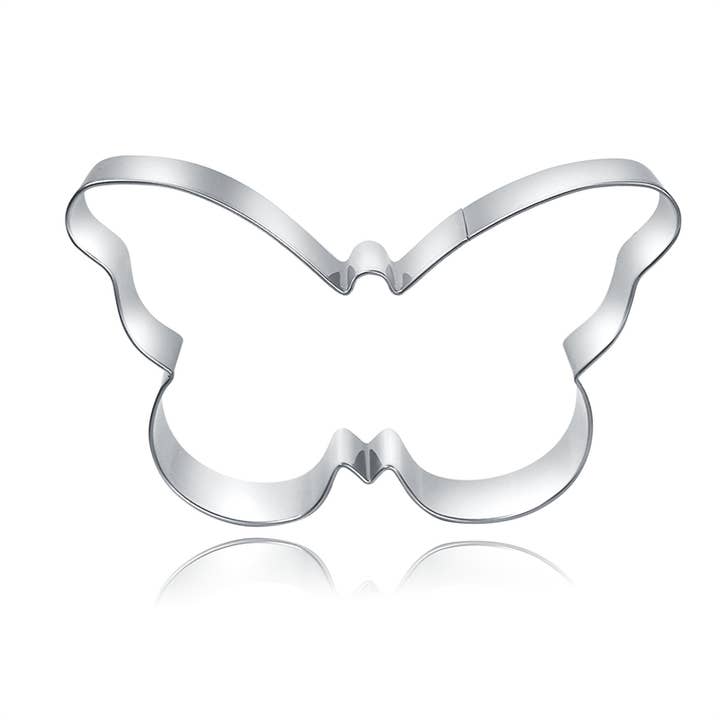 Large Butterfly 4.75 Inch Cookie Cutter for wholesale by The Cookie Cutter Shop