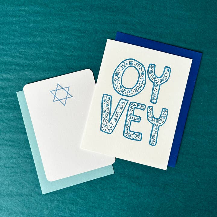 folio press & paperie - Vente Carte de vœux classique - Carte Oy Vey2