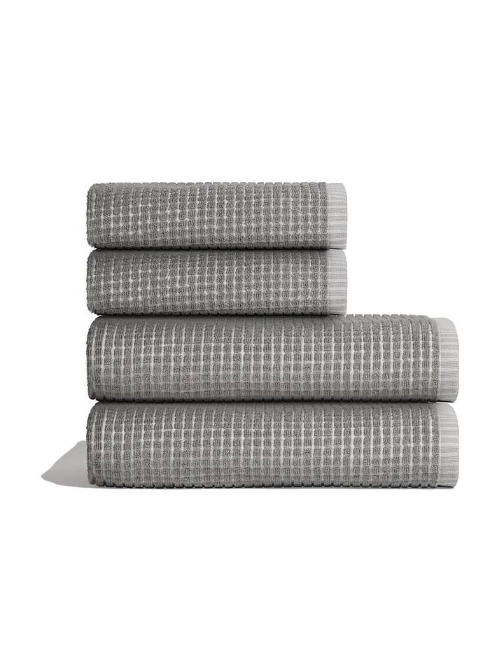 4pc Sculpted Terry Towel Bundle for wholesale by Onsen