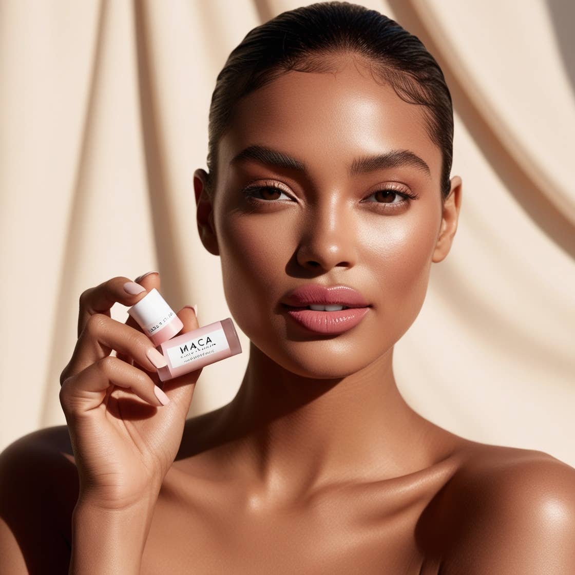 Beautique Goals – Gloss labial por atacado – Gloss de Bálsamo Labial Nutritivo com Maca2