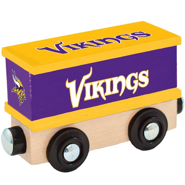 Masterpieces Puzzles - Wholesale Toy Car/Truck - Kids - Minnesota Vikings Toy Train Box Car