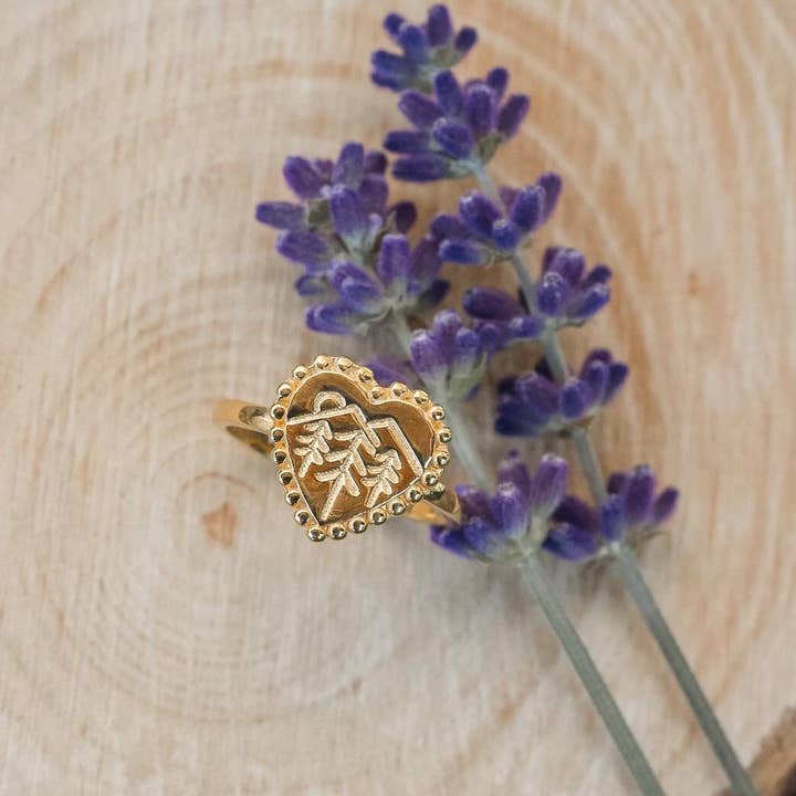 Anel Waldliebe 18k Vermeil ouro por atacado de Woidladl