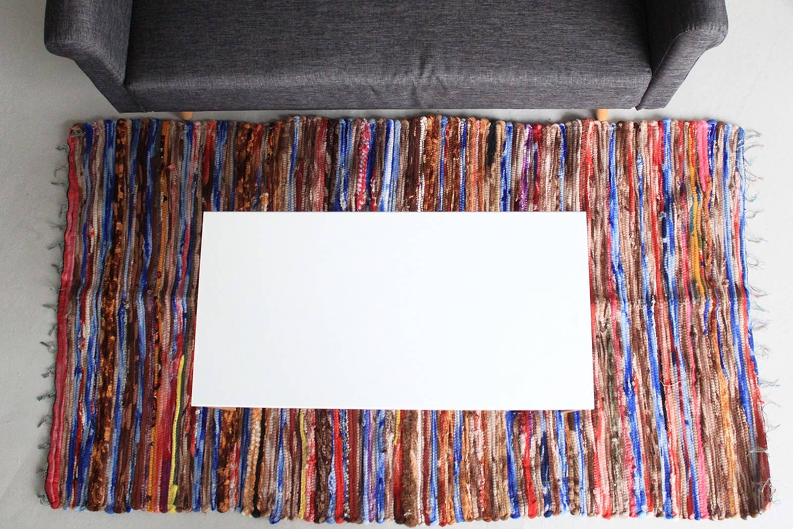 AW Artisan - Wholesale Runner Rug - Large rag rug - 105x185cm6